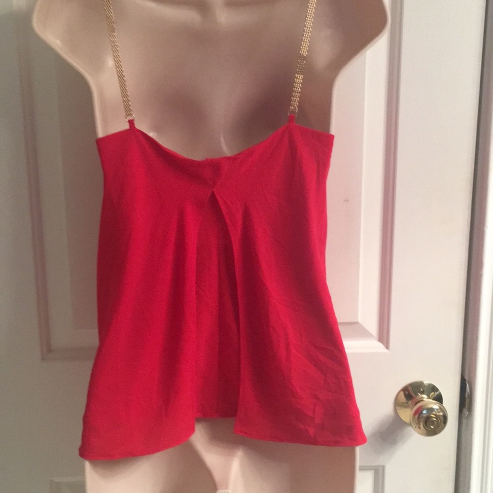 NWT-Express Red Double Layer Cami - Picture 4 of 8